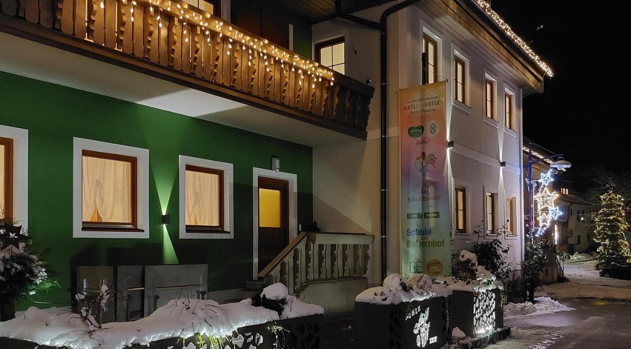 Bio-Bauernhof-Hotel Matlschweiger Lassing  Exterior foto